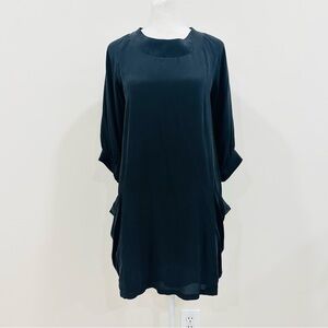 Jenny Han Black Women’s 100% Silk‎ Mini Dress Size M